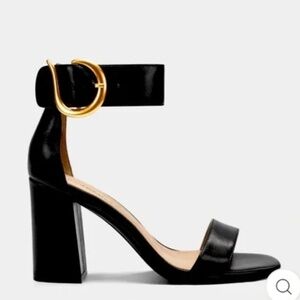 Aerosoles Landon strappy sandals black leather size 7.5. size 8.size 8.5. size 9